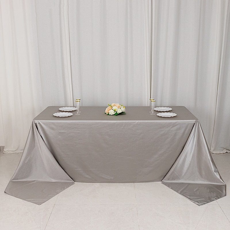 90" x 156" Scuba Polyester Rectangular Tablecloth