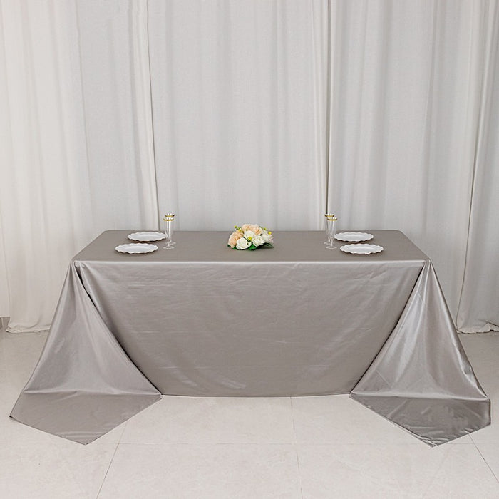 90" x 156" Scuba Polyester Rectangular Tablecloth