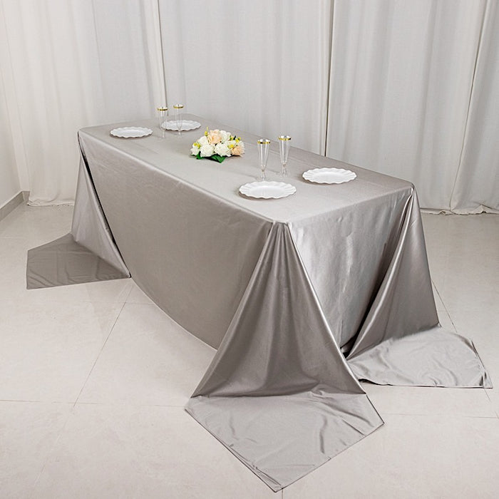 90" x 156" Scuba Polyester Rectangular Tablecloth