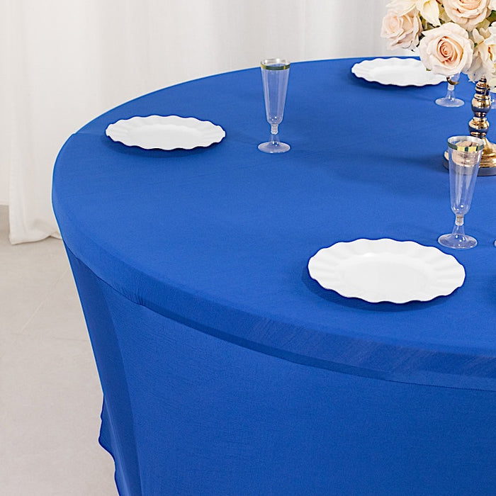 6 ft Fitted Spandex Round Tablecloth with Foot Pockets