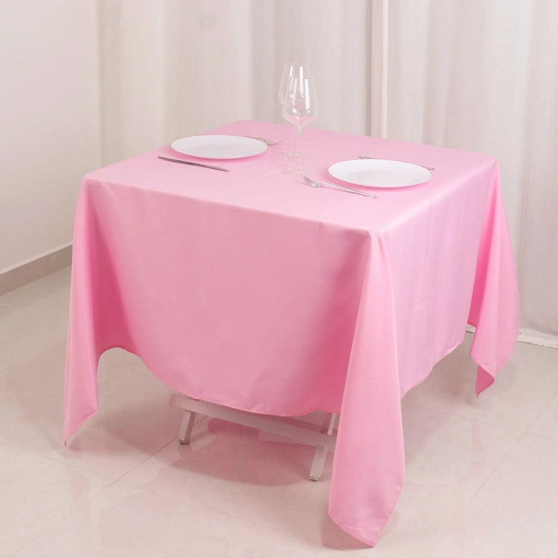 70" x 70" Premium Polyester Square Tablecloth