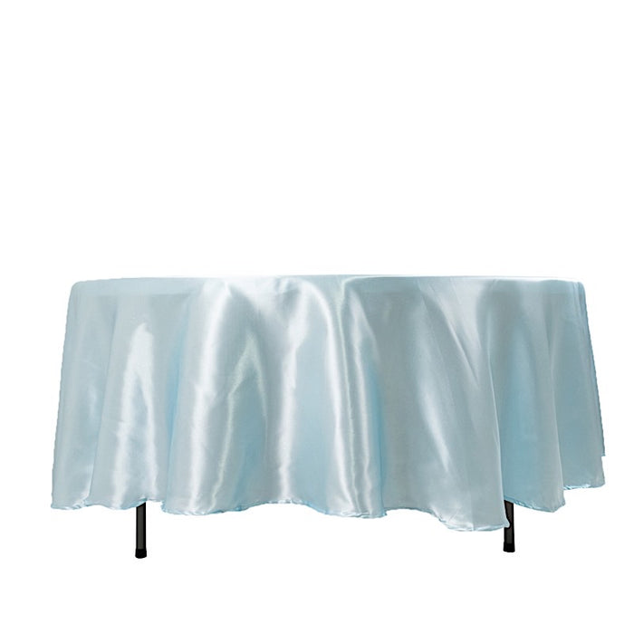 108" Satin Round Tablecloth Wedding Party Table Linens