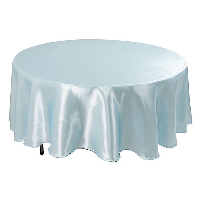 108" Satin Round Tablecloth Wedding Party Table Linens