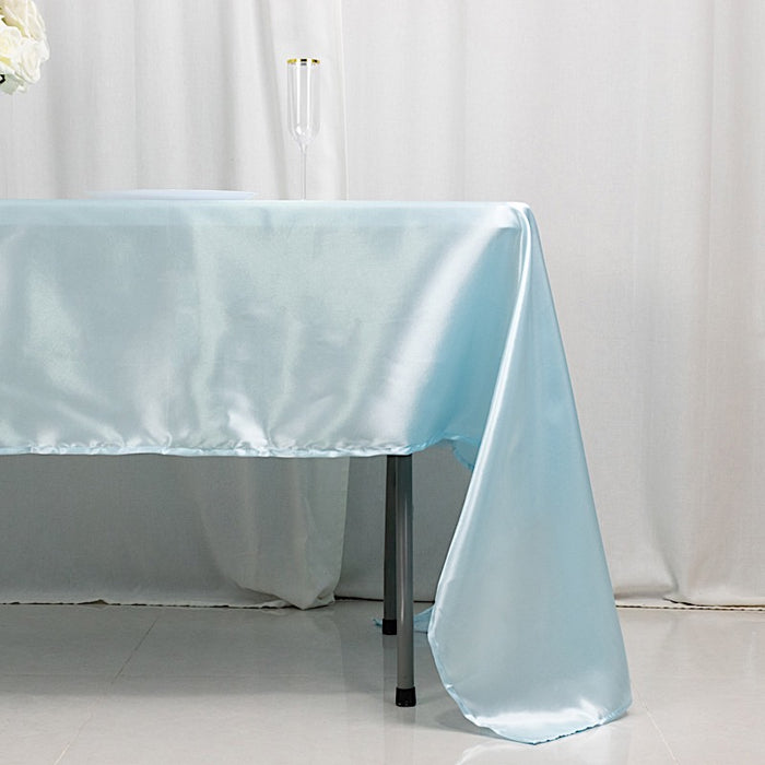 60" x 126" Satin Rectangular Tablecloth