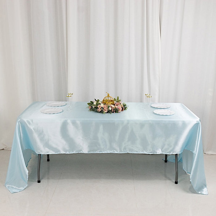 60" x 126" Satin Rectangular Tablecloth