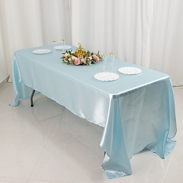 60" x 126" Satin Rectangular Tablecloth