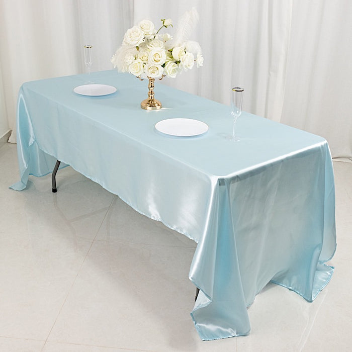 60" x 126" Satin Rectangular Tablecloth