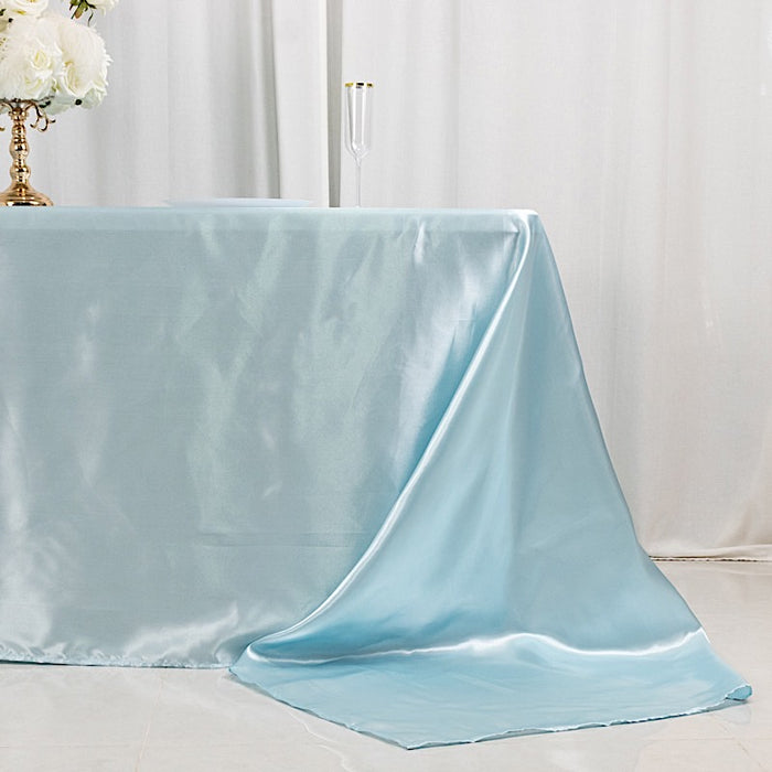 90" x 156" Satin Rectangular Tablecloth