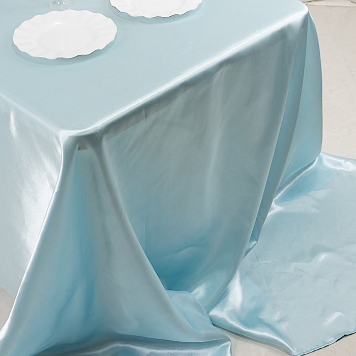 90" x 156" Satin Rectangular Tablecloth