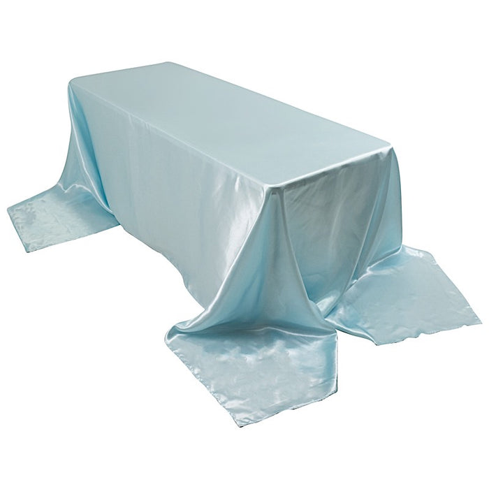 90" x 156" Satin Rectangular Tablecloth