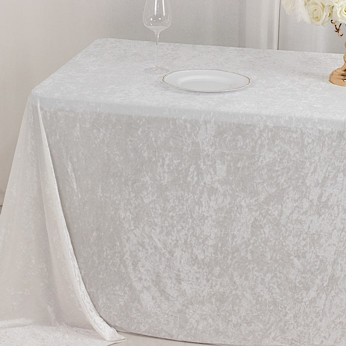 90"x132" Premium Velvet Rectangular Tablecloth