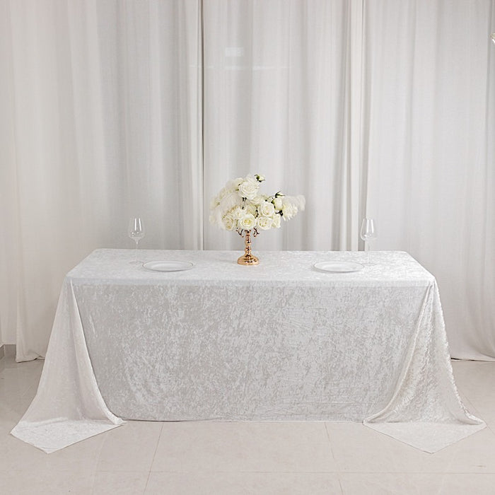 90"x132" Premium Velvet Rectangular Tablecloth