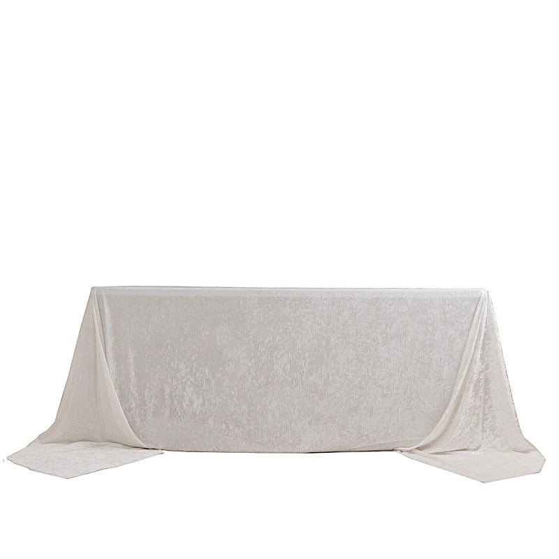 90"x156" Premium Velvet Rectangular Tablecloth