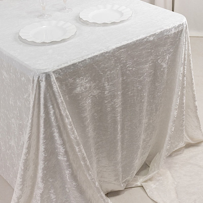 90"x156" Premium Velvet Rectangular Tablecloth