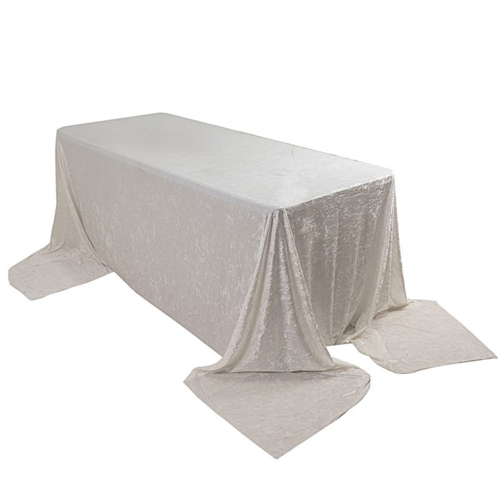 90"x156" Premium Velvet Rectangular Tablecloth