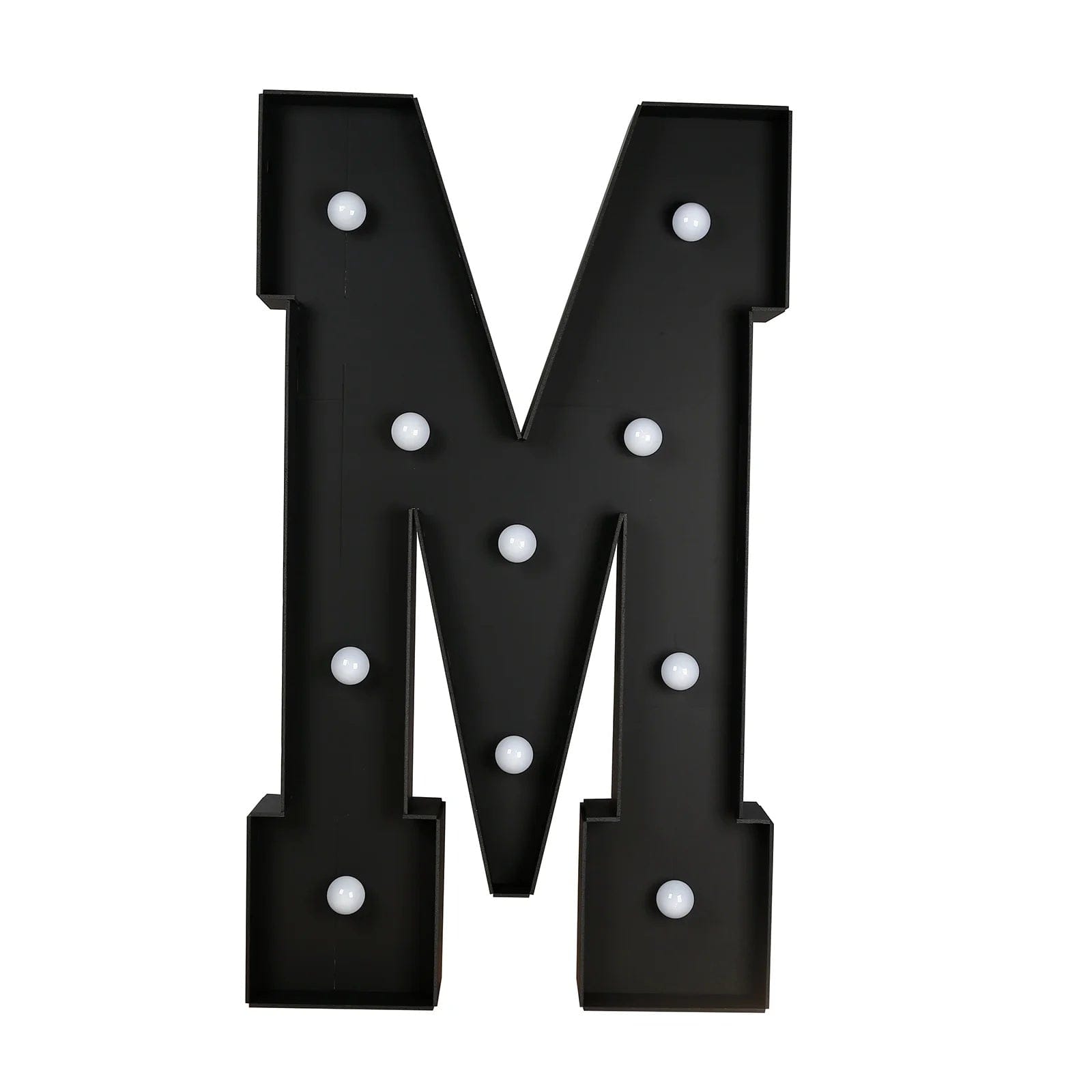 4ft Lighted Pre-Cut Foam Board LED Marquee Letter - Black