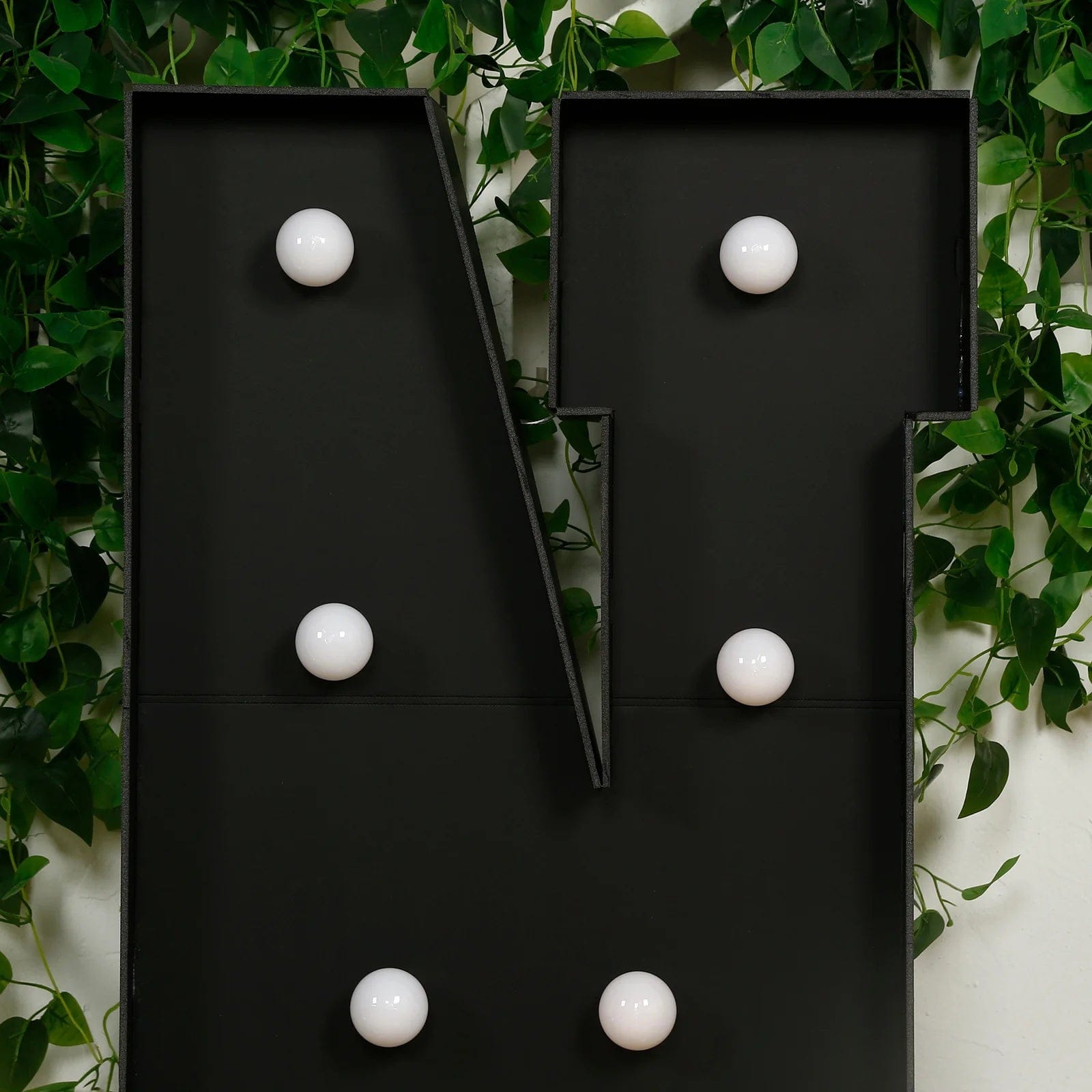 4ft Lighted Pre-Cut Foam Board LED Marquee Letter - Black