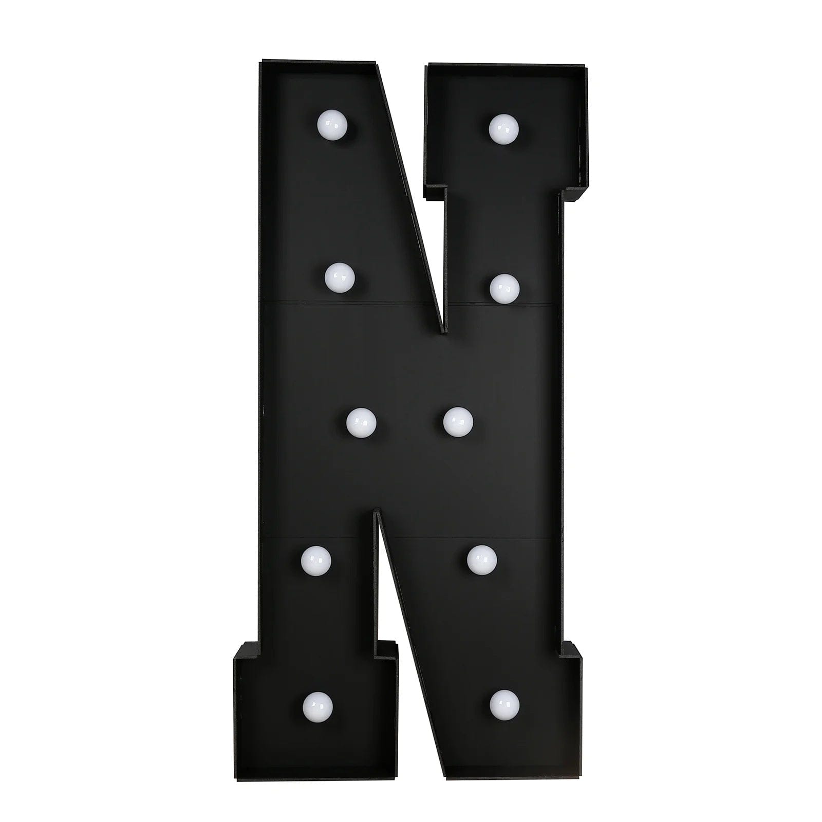 4ft Lighted Pre-Cut Foam Board LED Marquee Letter - Black
