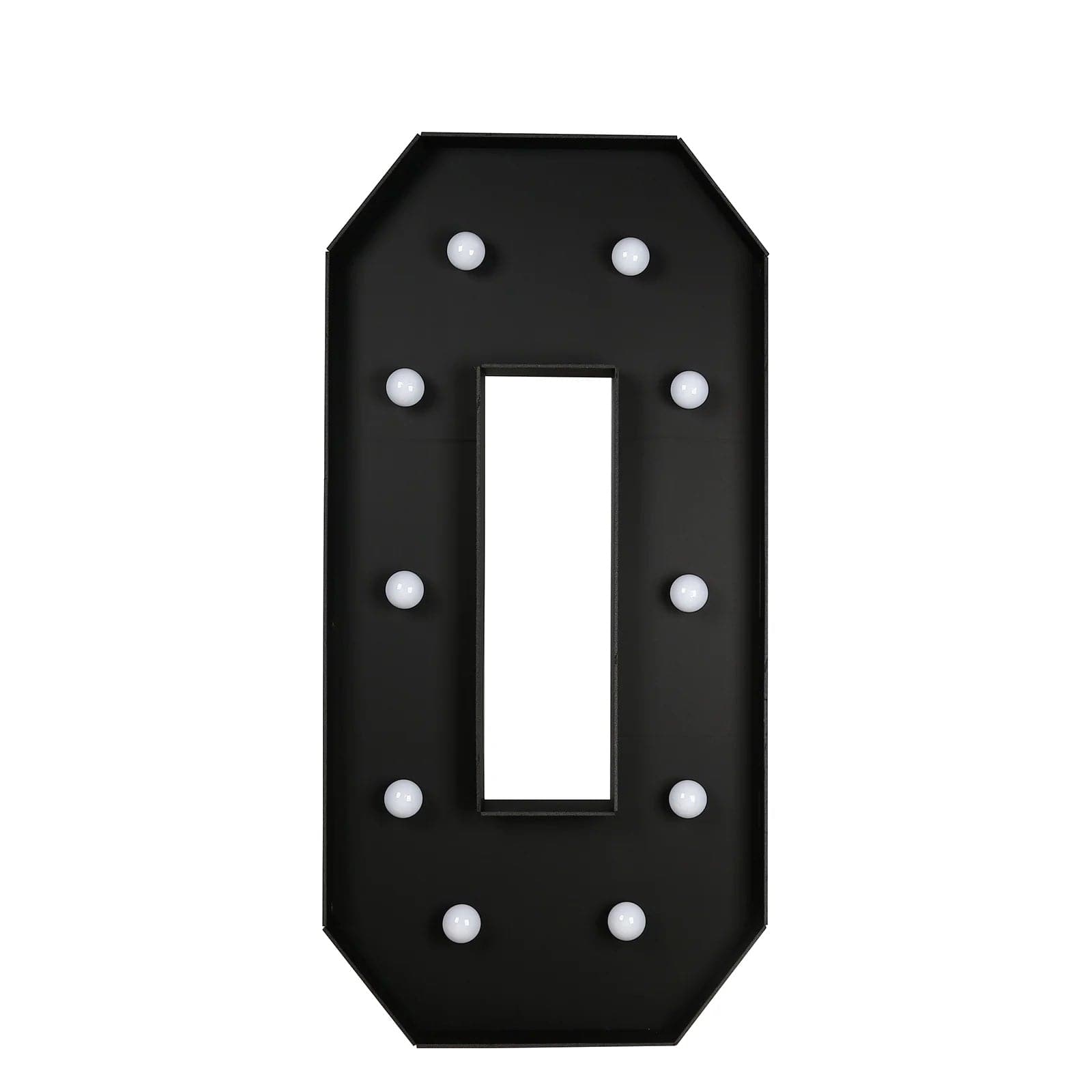 4ft Lighted Pre-Cut Foam Board LED Marquee Letter - Black