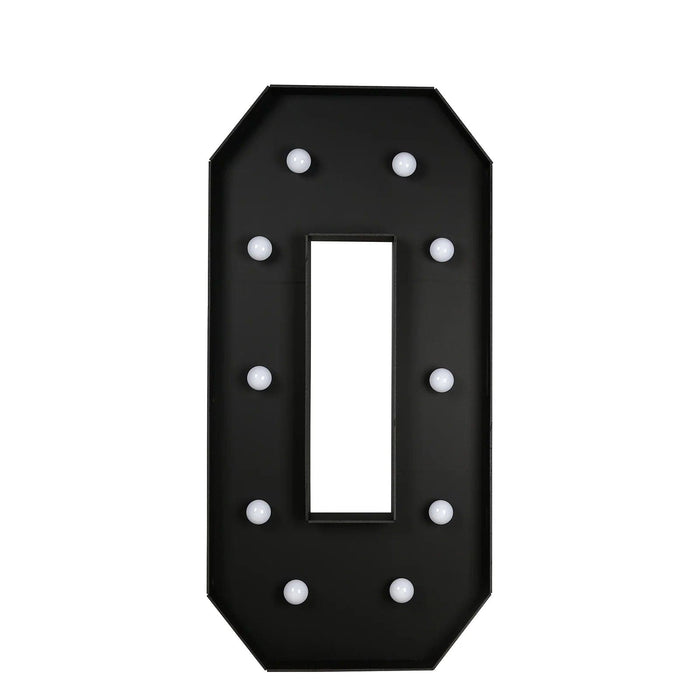 4ft Lighted Pre-Cut Foam Board LED Marquee Letter - Black