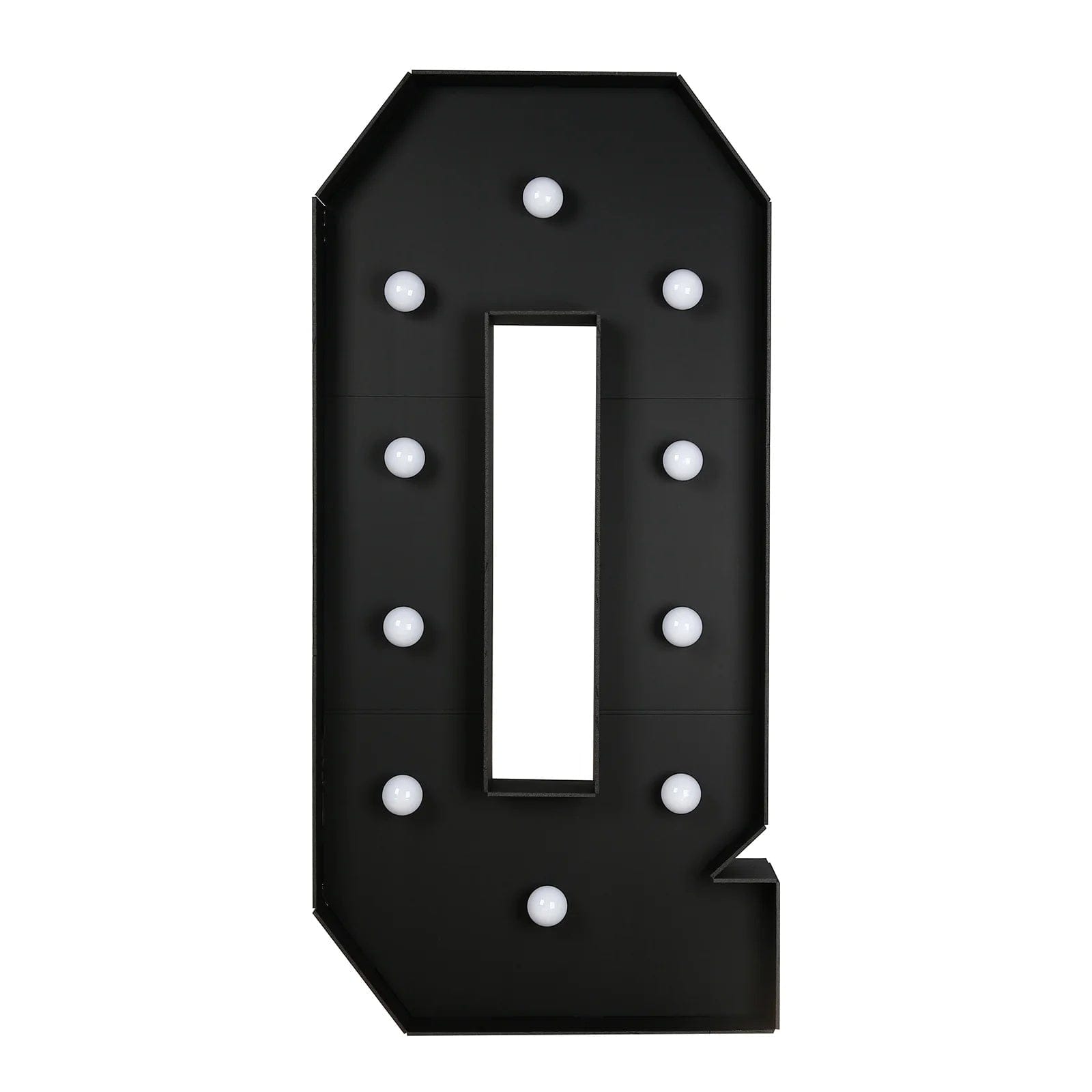 4ft Lighted Pre-Cut Foam Board LED Marquee Letter - Black