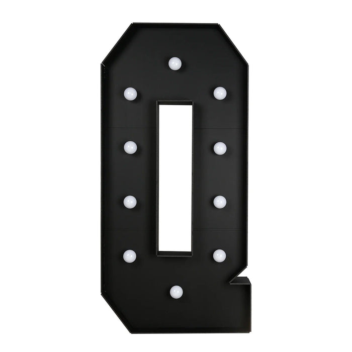 4ft Lighted Pre-Cut Foam Board LED Marquee Letter - Black