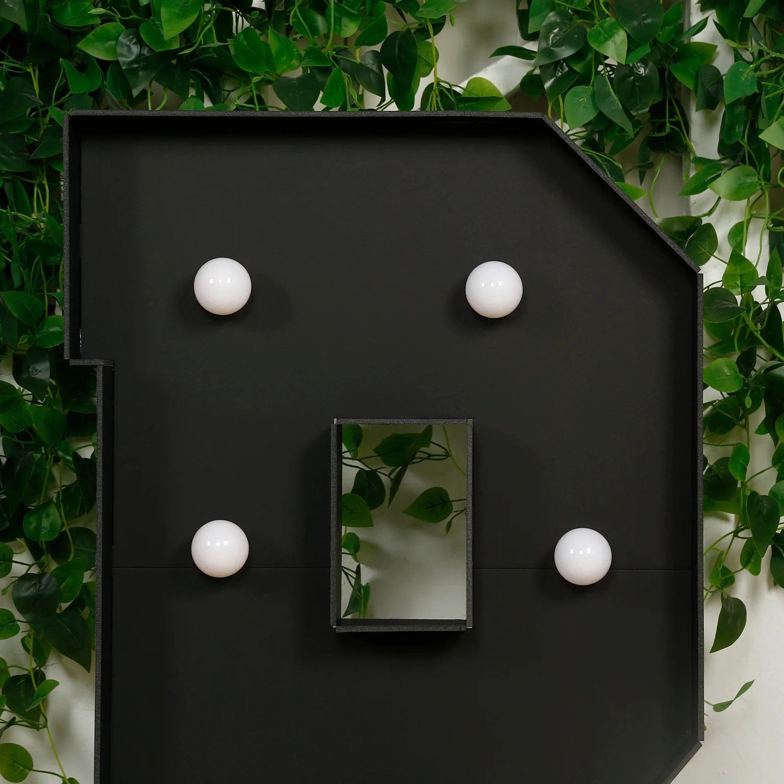 4ft Lighted Pre-Cut Foam Board LED Marquee Letter - Black