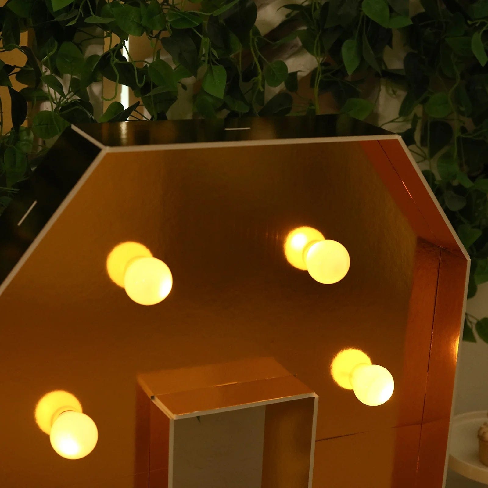 4ft Lighted Pre-Cut Foam Board LED Marquee Letter - Gold