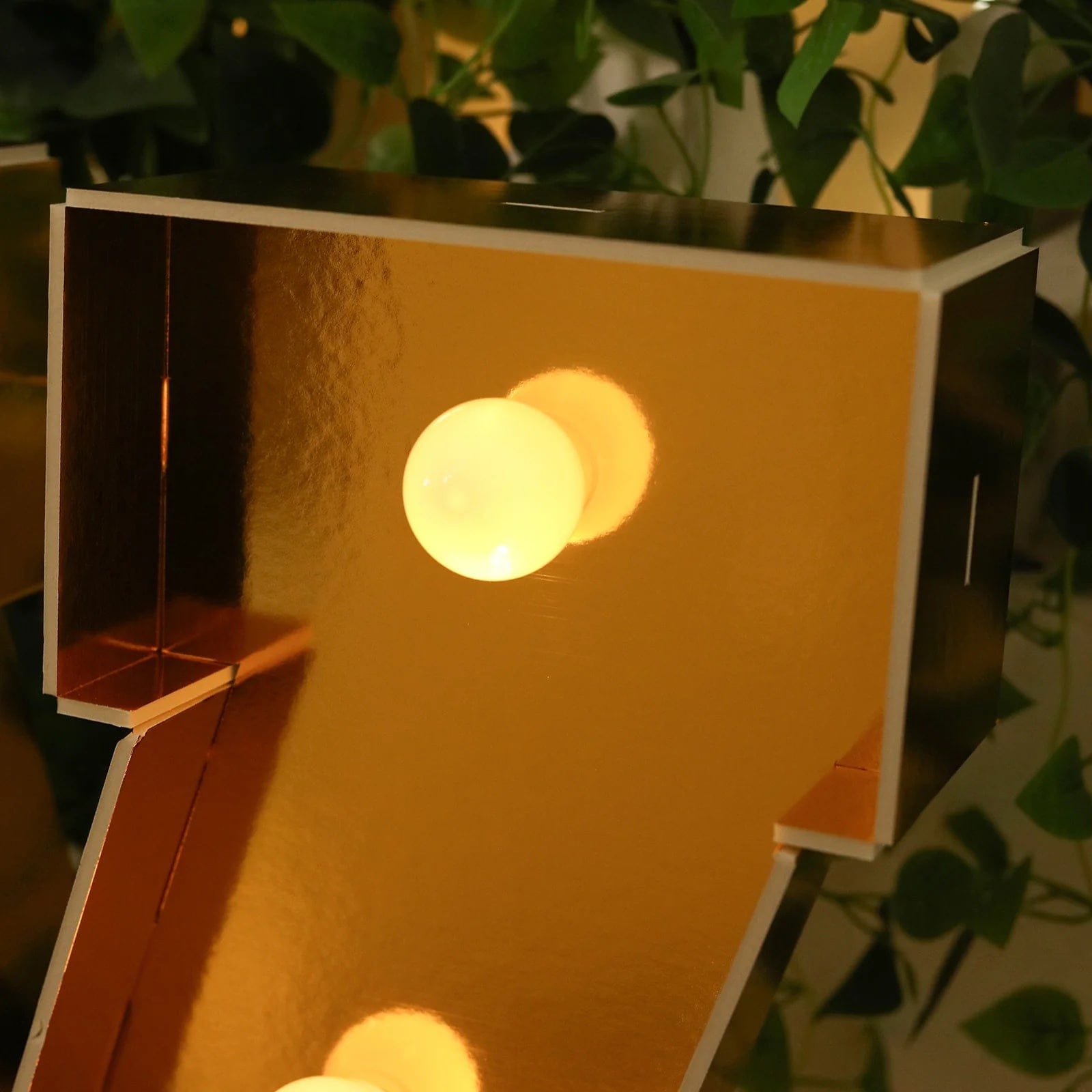 4ft Lighted Pre-Cut Foam Board LED Marquee Letter - Gold