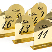 Acrylic Mirror Arch Table Numbers 11-20 - Gold FAV_BOARDTN_ACRY01_5X7_GOLD2
