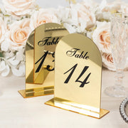 Acrylic Mirror Arch Table Numbers 11-20 - Gold FAV_BOARDTN_ACRY01_5X7_GOLD2