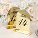 Acrylic Mirror Arch Table Numbers 11-20 - Gold FAV_BOARDTN_ACRY01_5X7_GOLD2