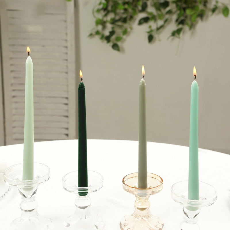 12 pcs 10" tall Premium Taper Candles