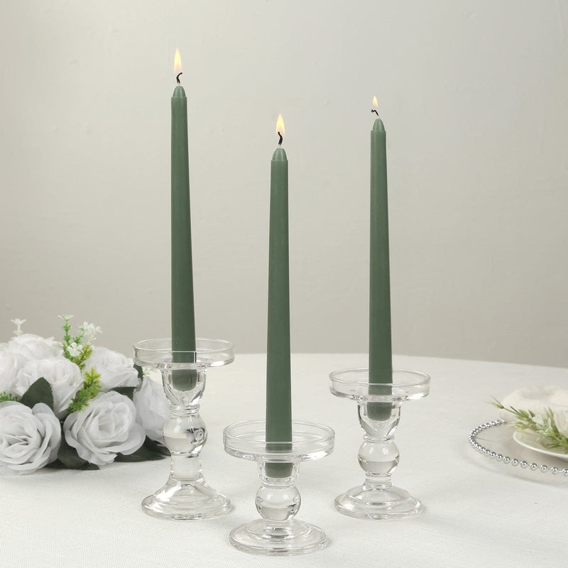 12 pcs 10" tall Premium Taper Candles