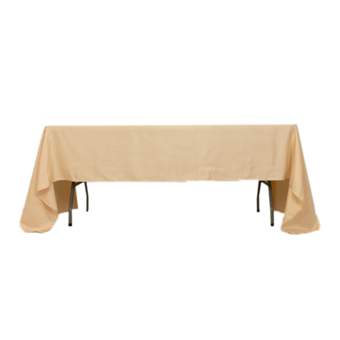 60" x 126" Lamour Satin Rectangular Tablecloth