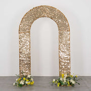 Big Payette Sequin Open Arch Backdrop Cover