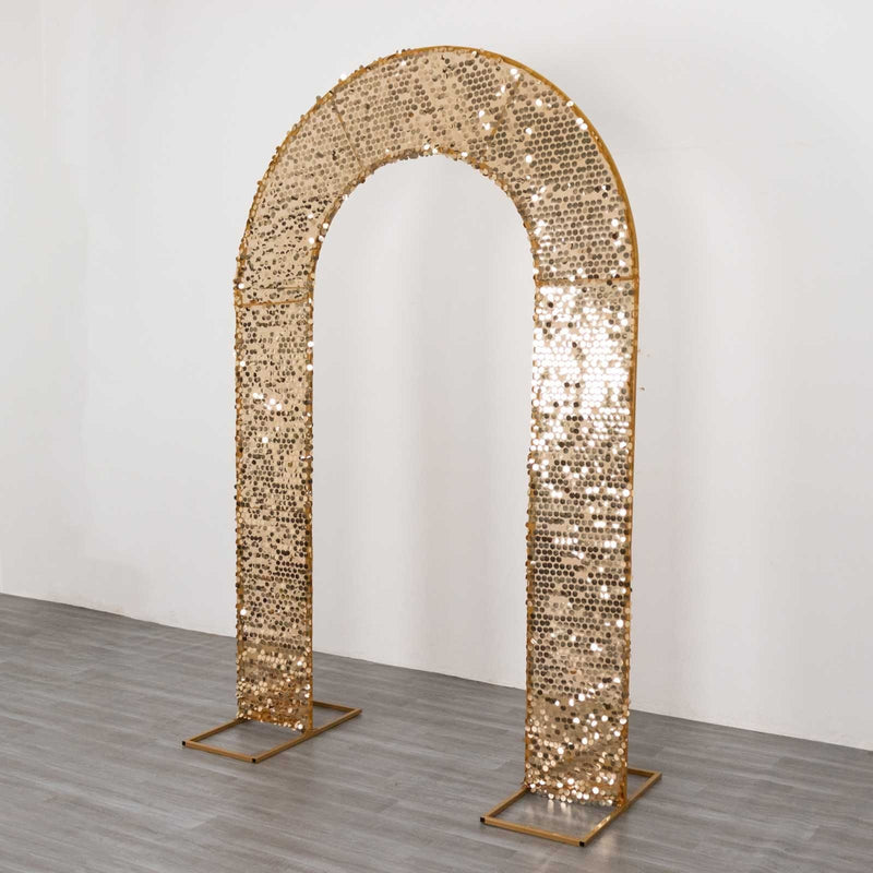Big Payette Sequin Open Arch Backdrop Cover