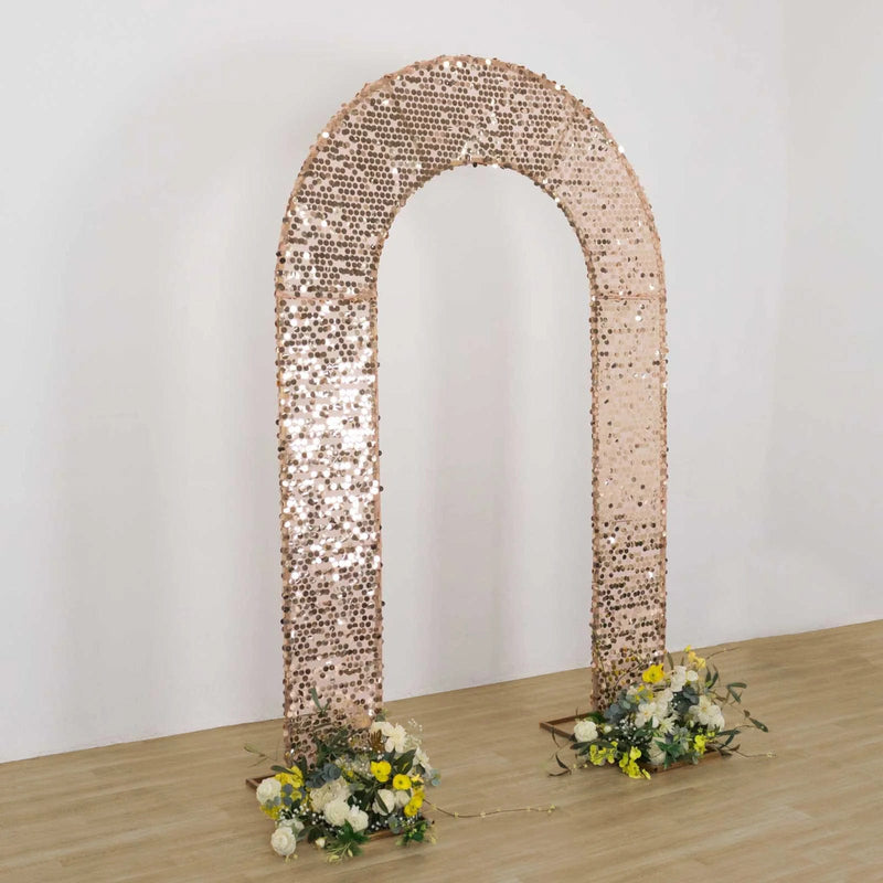 Big Payette Sequin Open Arch Backdrop Cover