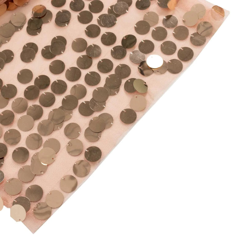 Big Payette Sequin Open Arch Backdrop Cover