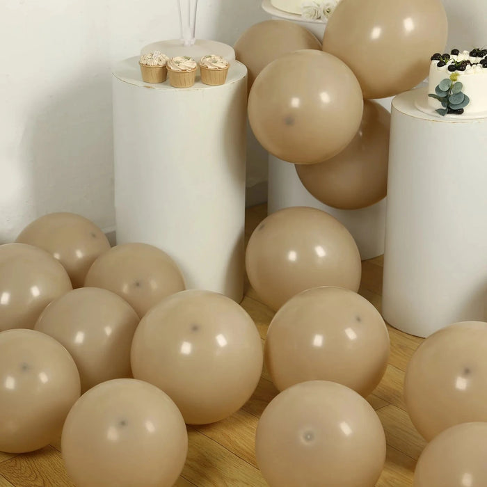 50 Matte Pastel Biodegradable Balloons