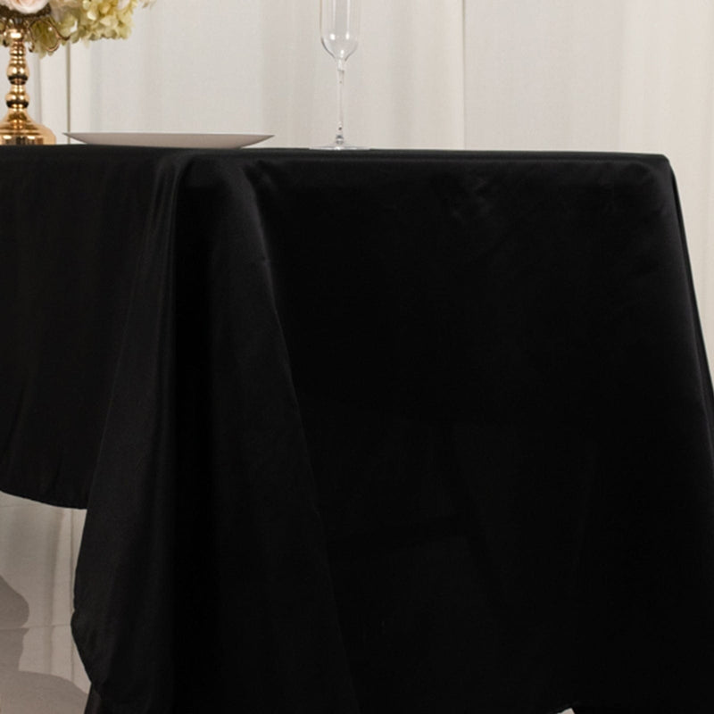 60" x 126" Lamour Satin Rectangular Tablecloth