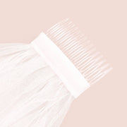 Bridal Shower Decoration Set Bachelorette Party Supplies Kit - White and Rose Gold WED_PRTY_BRIDE_VEIL01_054