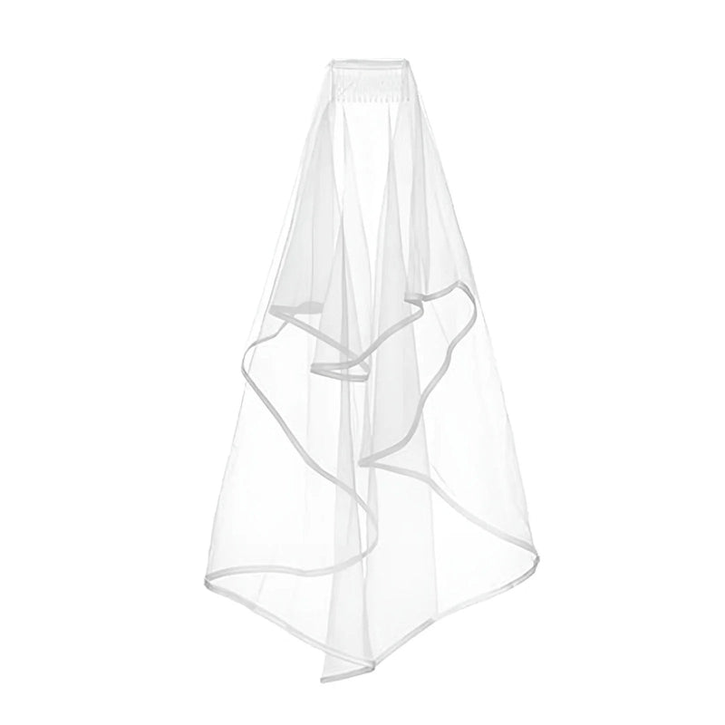 Bridal Shower Decoration Set Bachelorette Party Supplies Kit - White and Rose Gold WED_PRTY_BRIDE_VEIL01_054