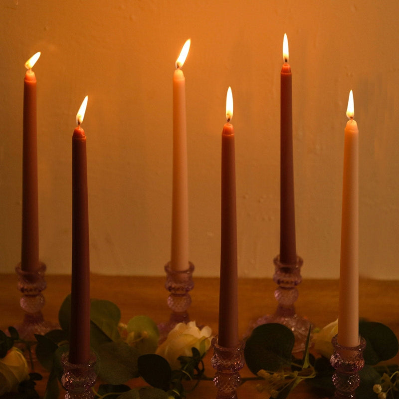 12 pcs 10" tall Premium Taper Candles