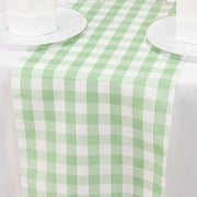 Checkered Gingham Polyester Table Runner