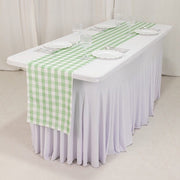 Checkered Gingham Polyester Table Runner