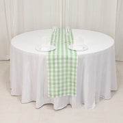 Checkered Gingham Polyester Table Runner