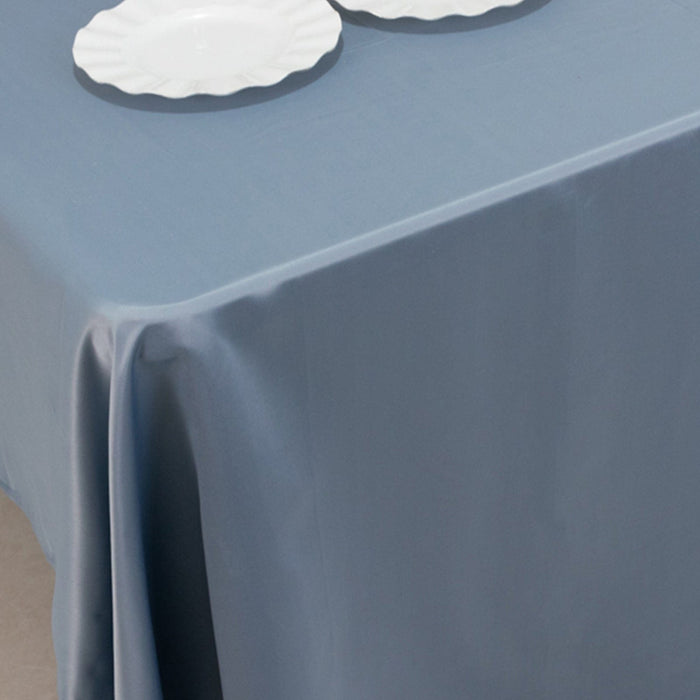 60" x 126" Lamour Satin Rectangular Tablecloth