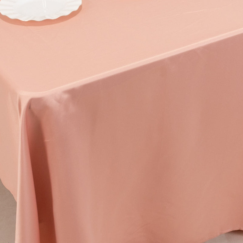 60" x 126" Lamour Satin Rectangular Tablecloth