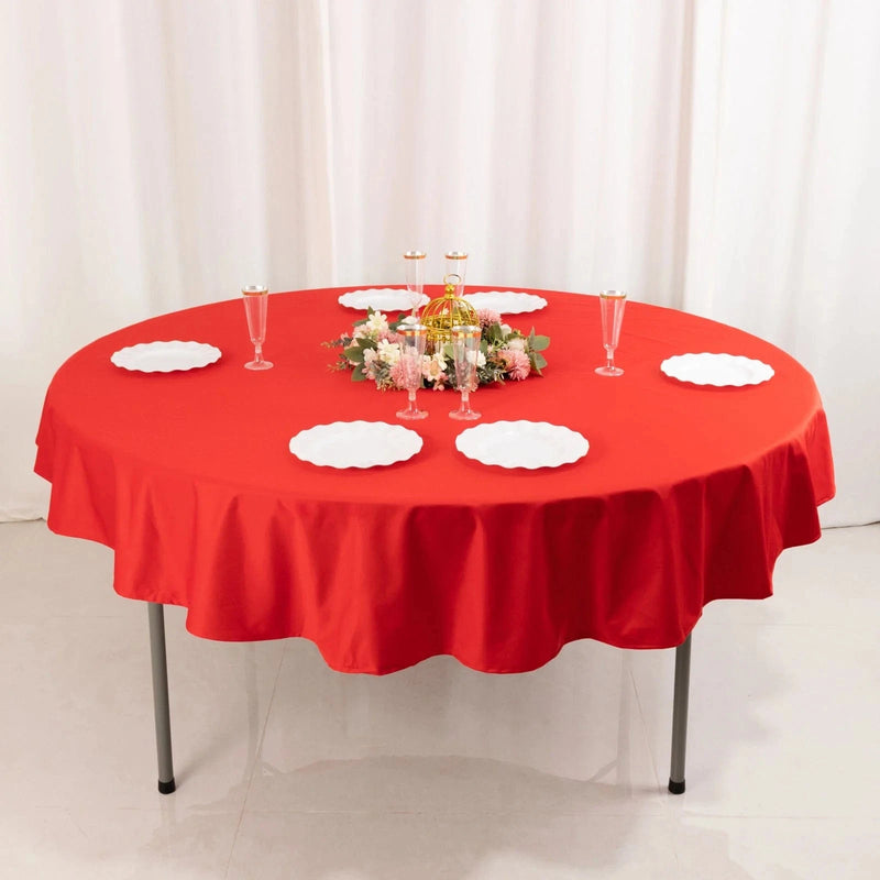 70" Premium Scuba Round Tablecloth